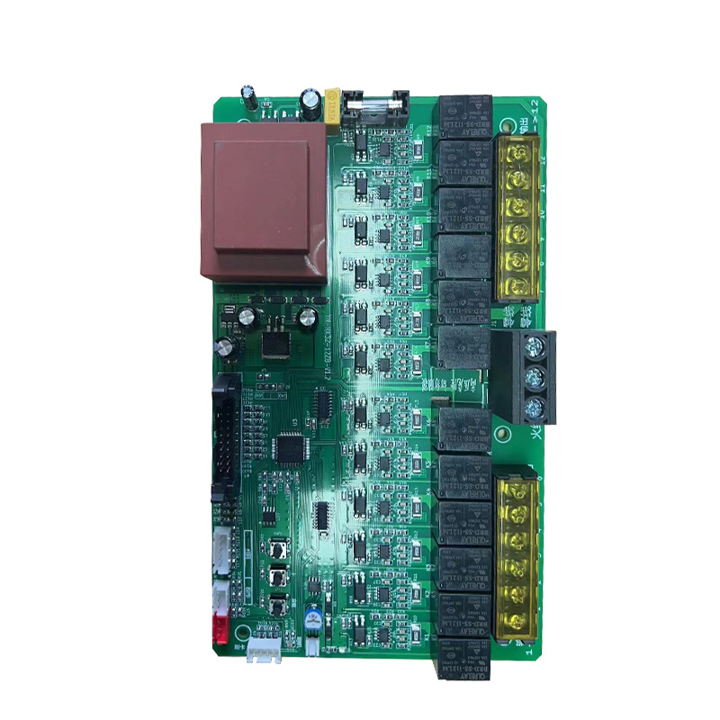 广东电瓶车12路充电桩PCBA电路板方案开发刷卡扫码控制板带后台小程序
